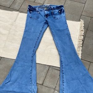 Super Flare Low Rise Jeans